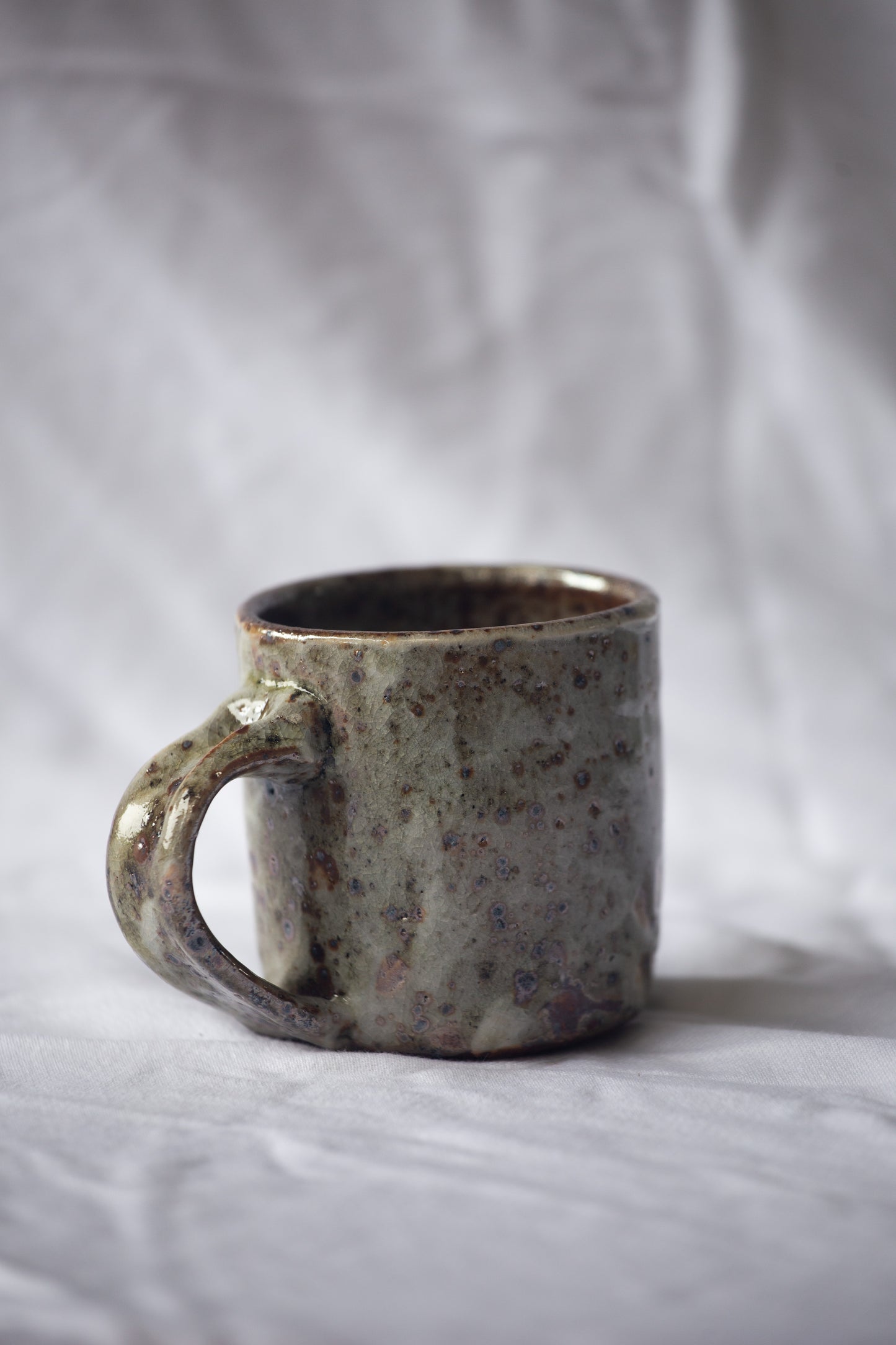 small mug - shino glaze